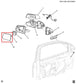 17-19 GMC Acadia SLT-1 3.6L AWD Driver Left Side Rear View Mirror Glass 23129667 - Alshned Auto Parts