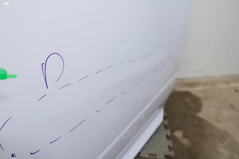 2018-24 Ram 2500 3500 Crew Cab Rear Left Door Shell Panel 55372019AH OEM *ReaD* - Alshned Auto Parts