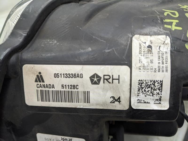 08-20 Dodge Grand Caravan Right Halogen Headlight Lamp 05113336AG OEM *ReaD* - Alshned Auto Parts