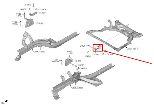 2021-2025 Hyundai Elantra SEL 2.0L FWD Engine Roll Rod Torque Arm Strut Bracket - Alshned Auto Parts
