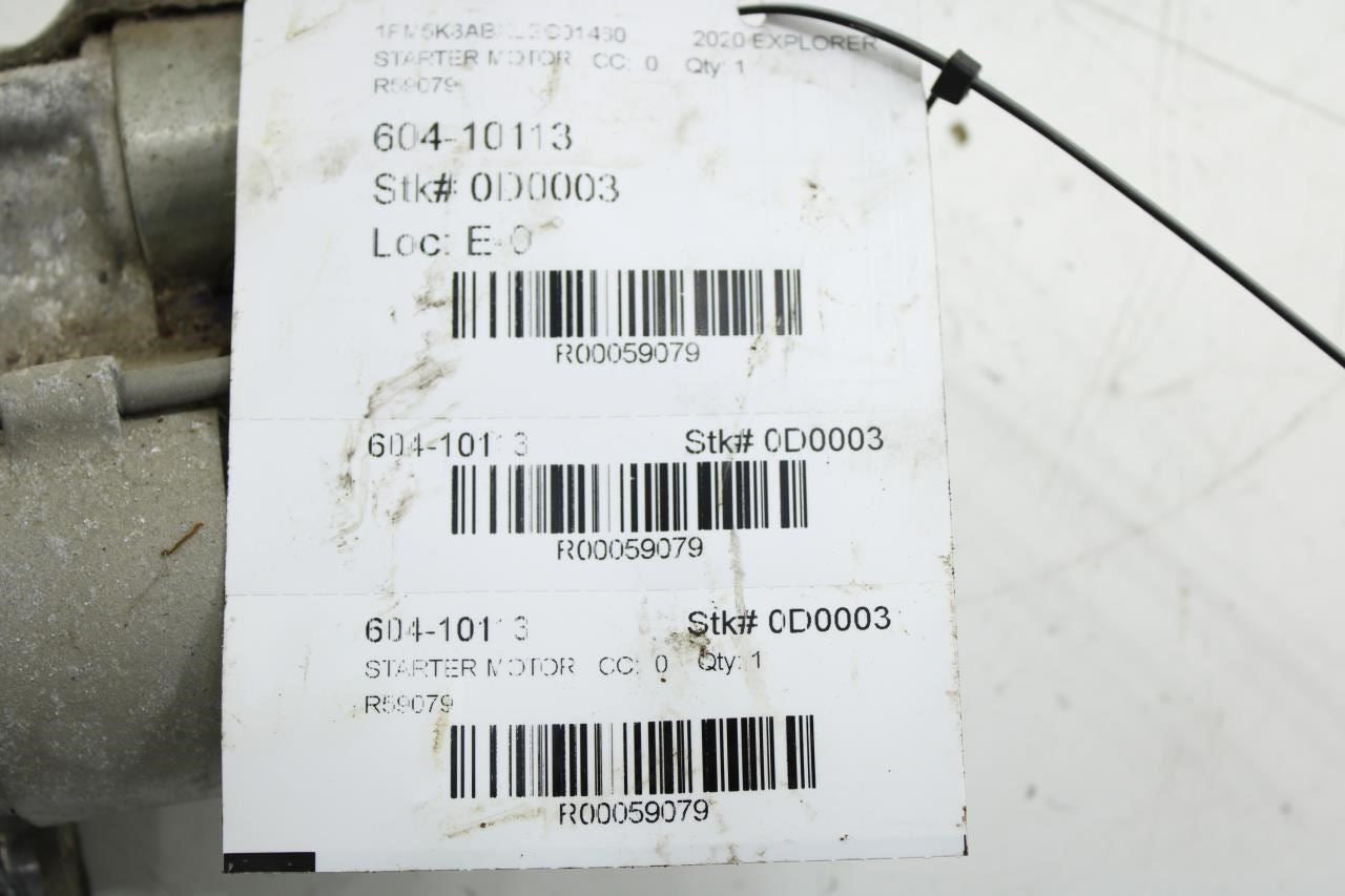 2020-2025 Ford Explorer Police 3.3L Engine Starter Motor L1MT-11000-FC OEM - Alshned Auto Parts