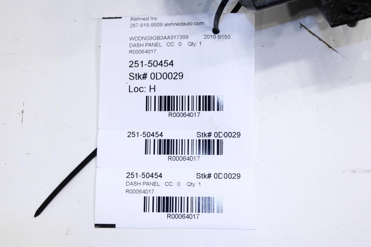 2010-2013 Mercedes-Benz S550 Upper Dashboard Instrument Panel 79221530 OEM - Alshned Auto Parts