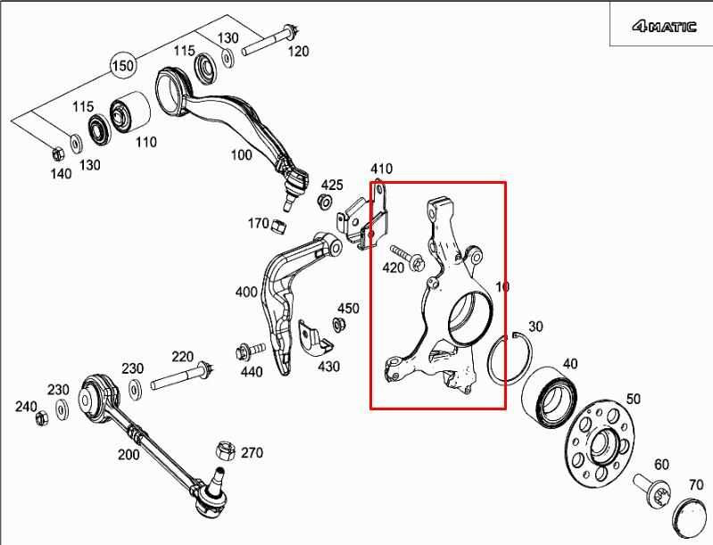 2010-2011 Mercedes-Benz E 350 Luxury 4Matic Front Left Side Spindle Knuckle Hub1