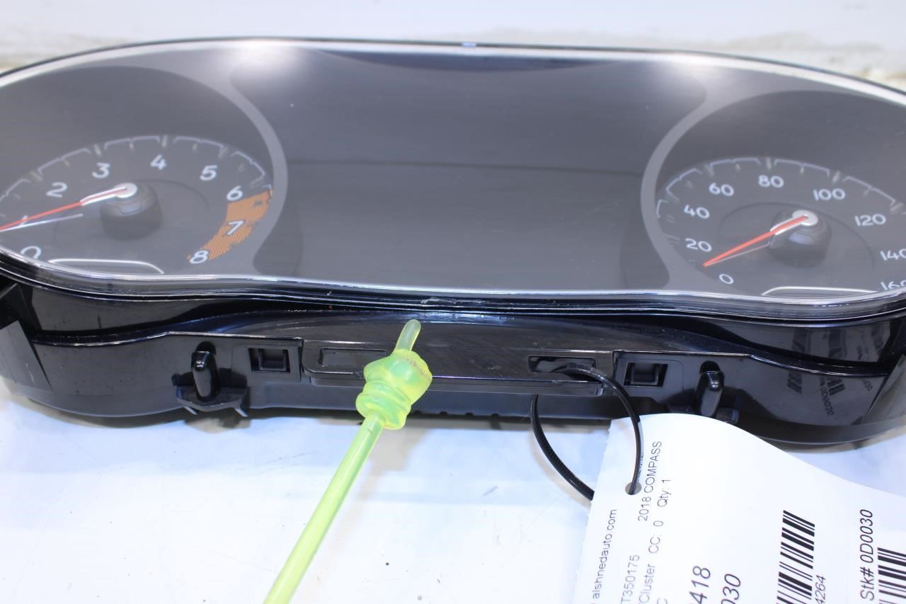 2018-2021 Jeep Compass Speed Gauge Instrument Cluster 95K Mileage 6QR57DX9AB OEM - Alshned Auto Parts