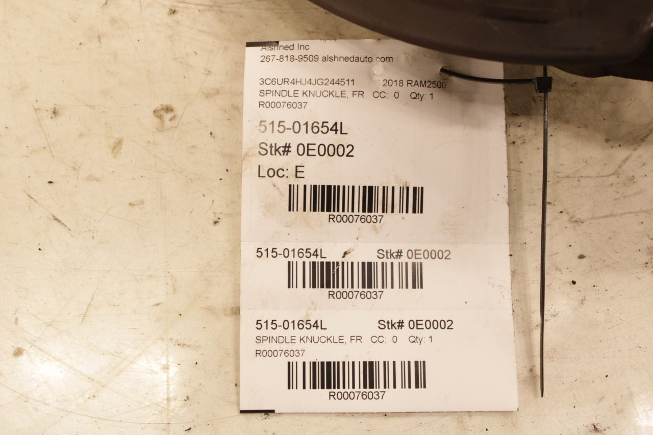 2014-18 RAM 2500 Tradesman Front Left Driver Side Spindle Knuckle Hub 68216189AA - Alshned Auto Parts