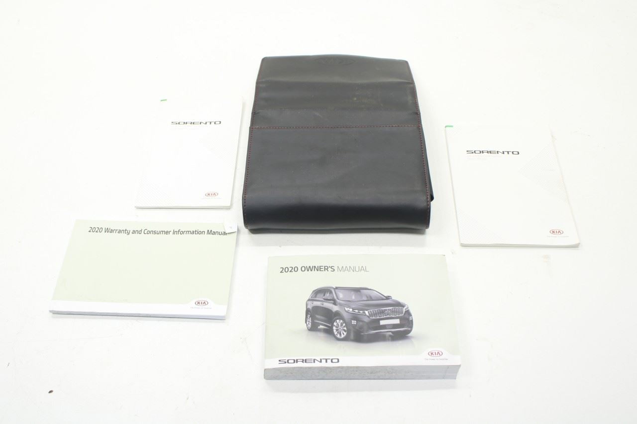 2020 Kia Sorento Owners Manual Set with Case R66777 - Alshned Auto Parts
