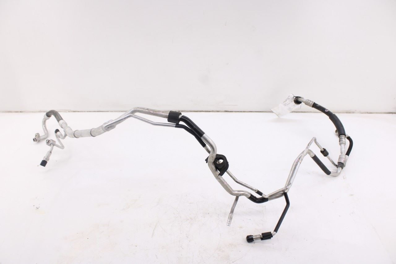 11-18 Porsche Cayenne S 4.8L AC Conditioning Pressure Liquid Hose Tube Pipe Set5
