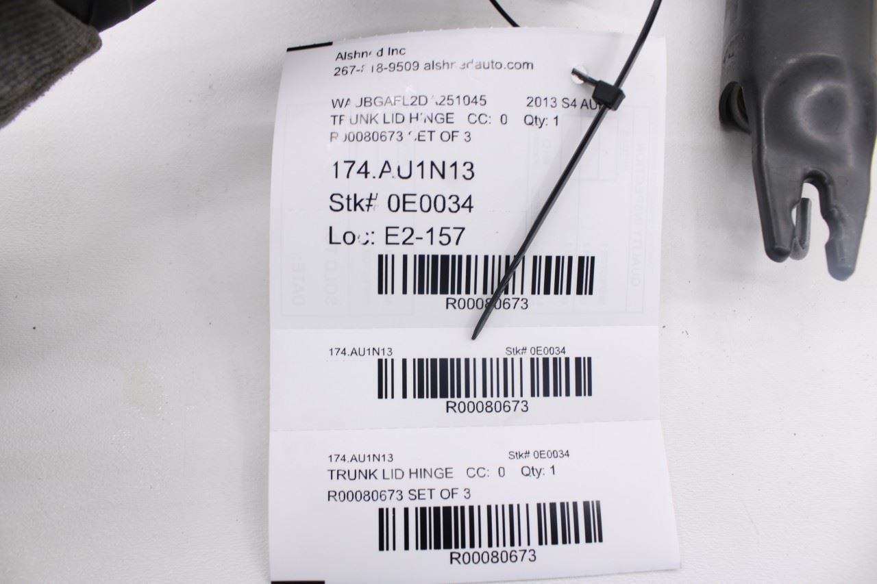 2013-2016 Audi S4 Premium Plus Rear Right and Left Side Trunk Deck Lid Hinge Set13