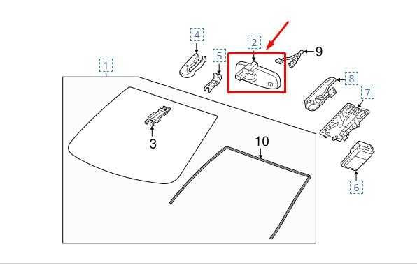 2018-2024 Chevrolet Equinox LT Interior Inside Rear View Mirror 13524916 OEM - Alshned Auto Parts