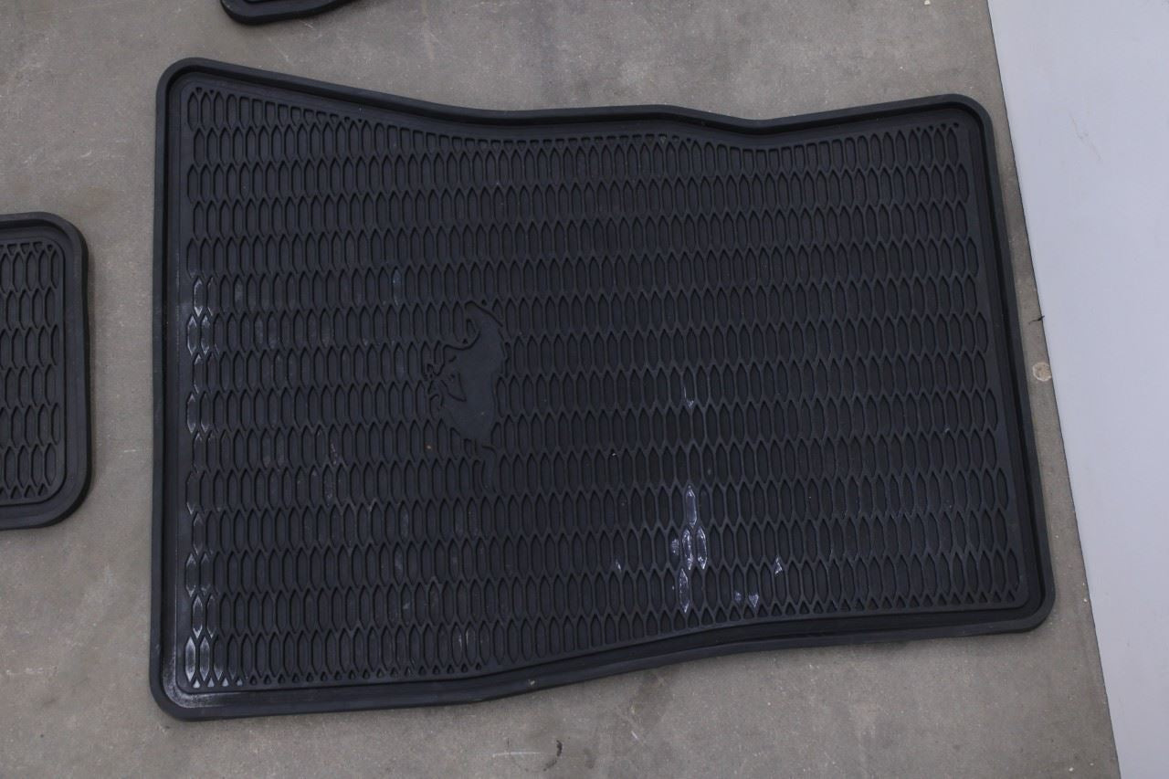 2015-23 Ford Mustang Conv V6 Front Rear RH and LH All Weather Rubber Floor Mats - Alshned Auto Parts