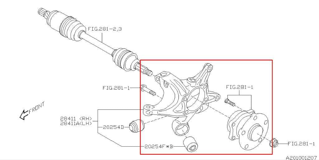 2015-21 Subaru WRX Premium Rear Left Driver Side Spindle Knuckle Hub 28411VA030 - Alshned Auto Parts