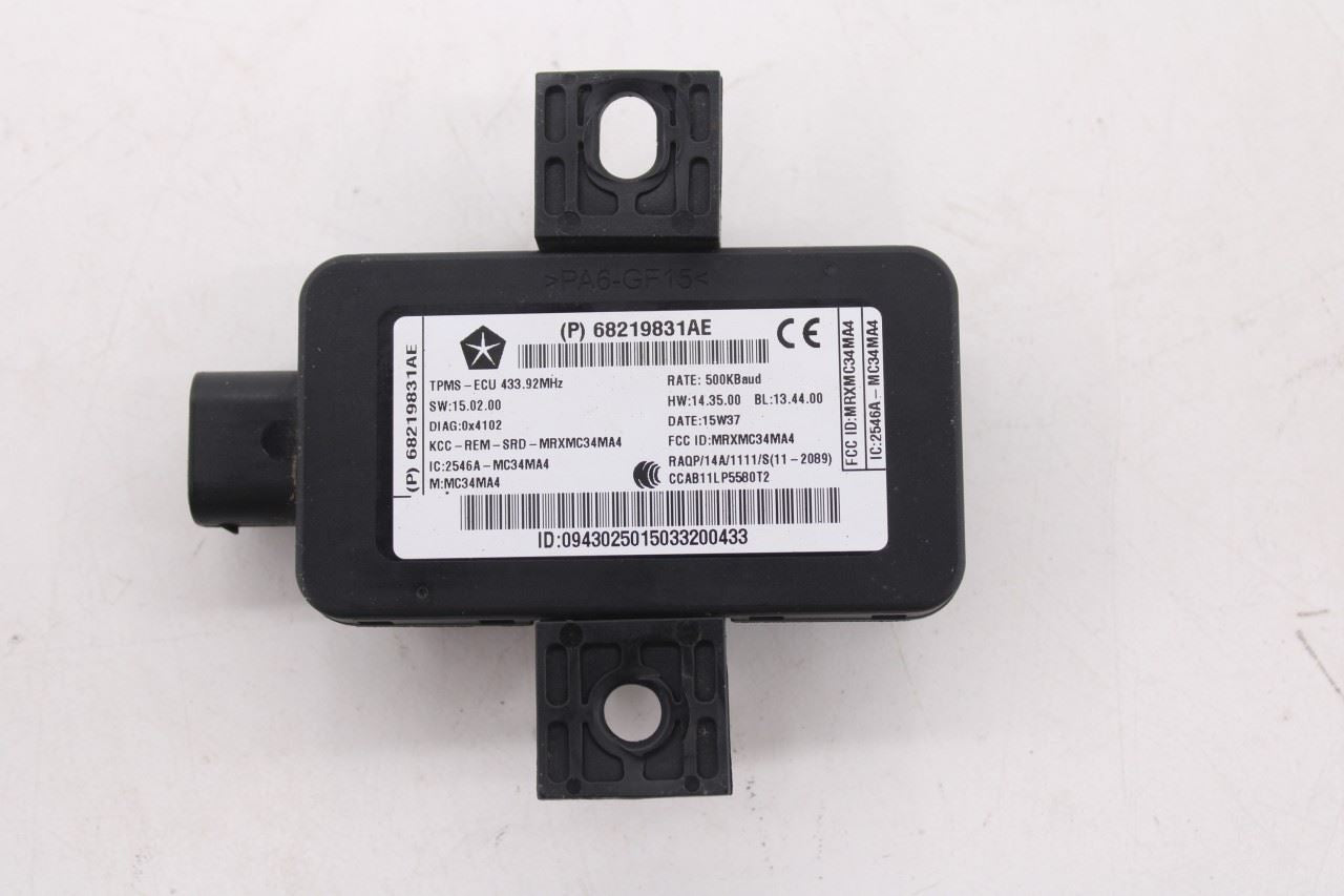 2014-2016 Dodge Durango SXT Tire Pressure Monitoring Sensor Control Module TPMS5