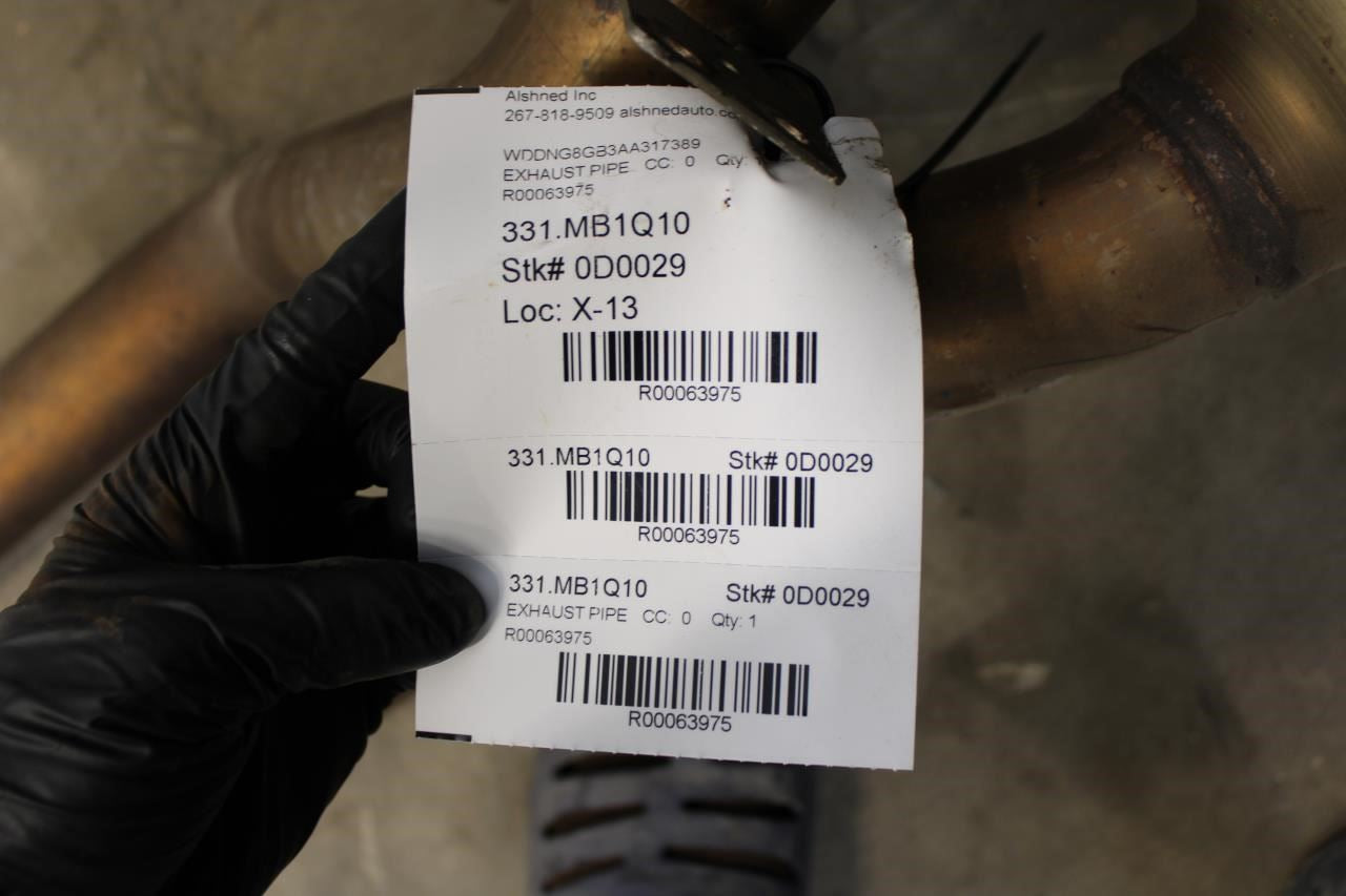 07-11 Mercedes-Benz S550 5.5L 4-Matic Left and Right Exhaust Pipe 221-490-41-20 - Alshned Auto Parts
