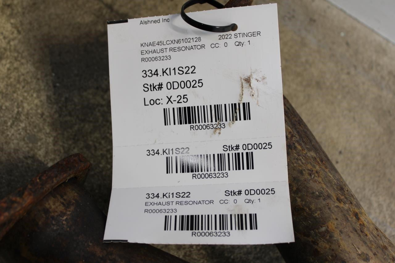 2018-2023 Kia Stinger GT1 3.3L Exhaust Center Intermediate Pipe 28650-J5900 OEM - Alshned Auto Parts