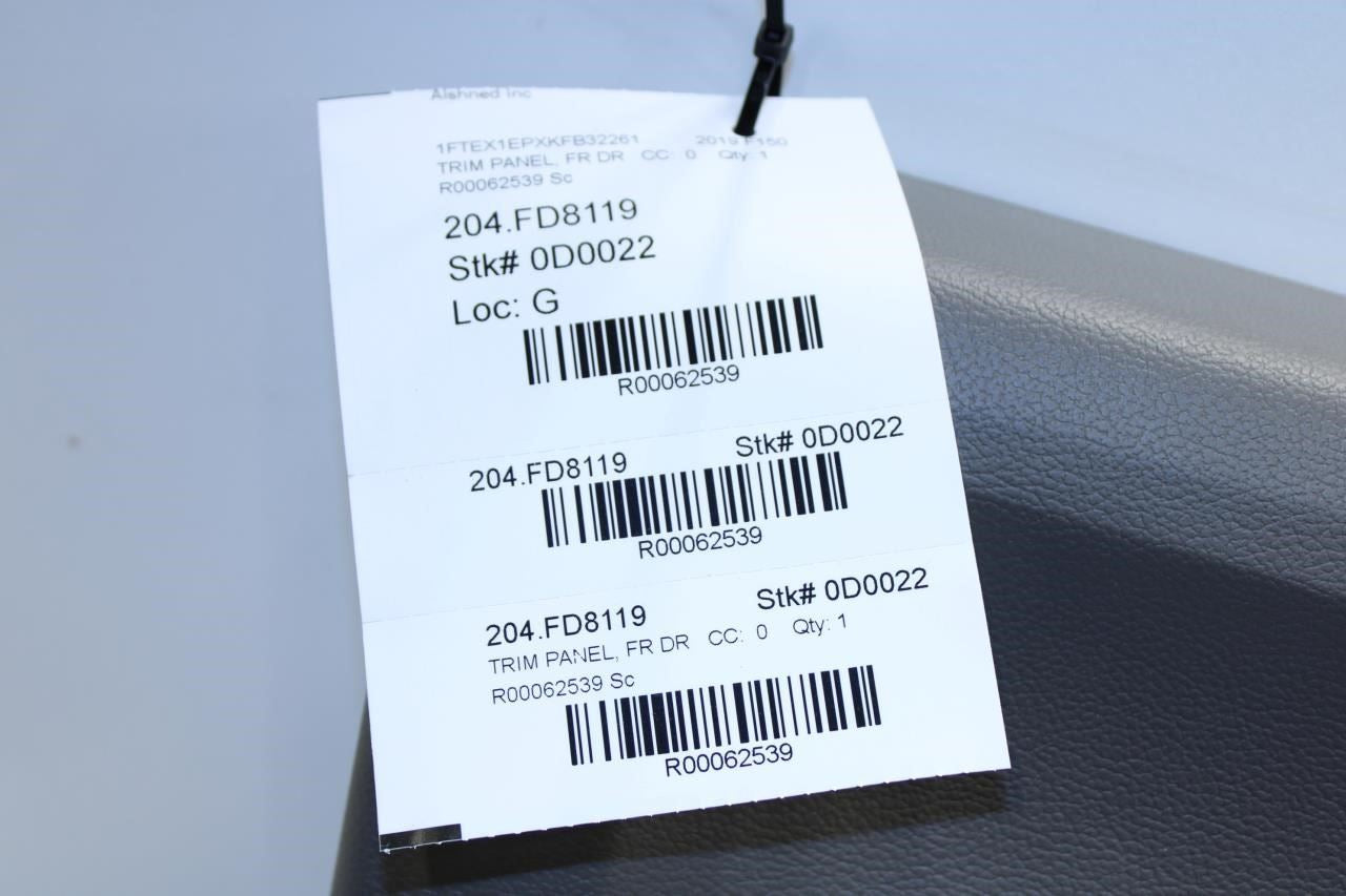 2015-2020 Ford F150 XL Super Cab Front Left Door Trim Panel FL3B-1823891-C OEM - Alshned Auto Parts