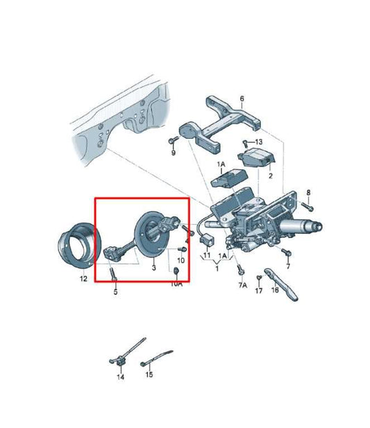 12-18 Audi A7 Premium 3.0L AWD Steering Column Intermediate Shaft 4G1-419-753-B - Alshned Auto Parts
