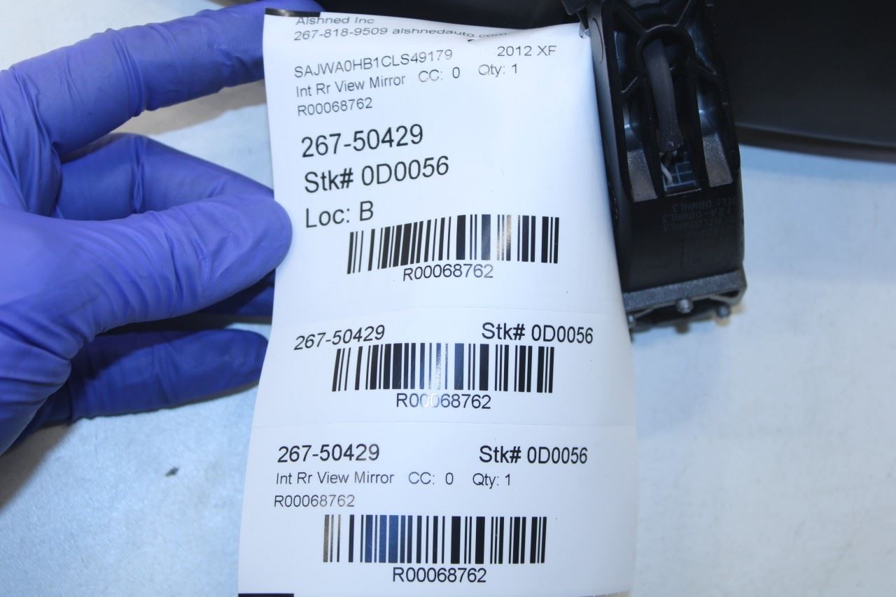 2012-2014 Jaguar XF Portfolio Interior Inside Rear View Mirror C2D16250 OEM - Alshned Auto Parts