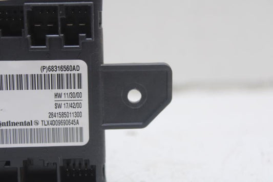 2017-2019 Chrysler Pacifica FR RH Passenger Side Door Control Module 68316560AD - Alshned Auto Parts