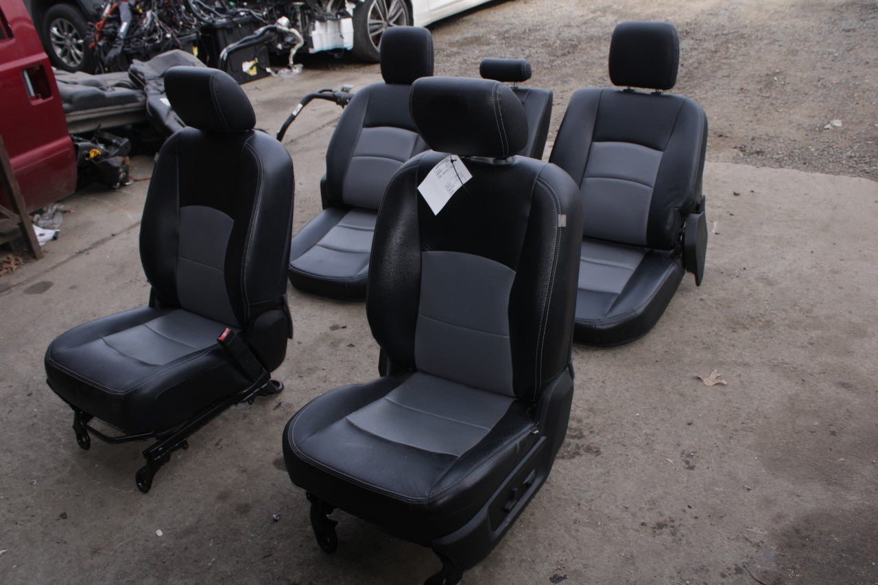 13-17 Ram 1500 Big Horn Front and Rear 2nd Row and Left Side Seat Full Complete - Alshned Auto Parts