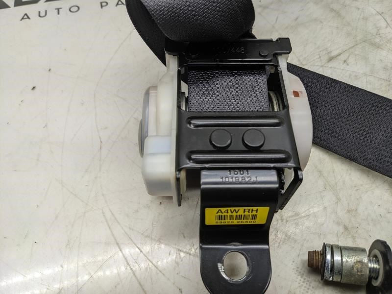 2009-11 Kia Soul+ GL 2.0L Rear Passenger Right Side 2nd Row Seat Belt Retractor5