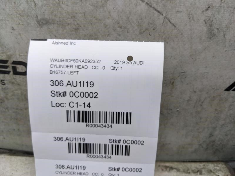 2018-2023 Audi S5 Sportback 3.0L Left Driver Cylinder Head 06M103403AF OEM - Alshned Auto Parts