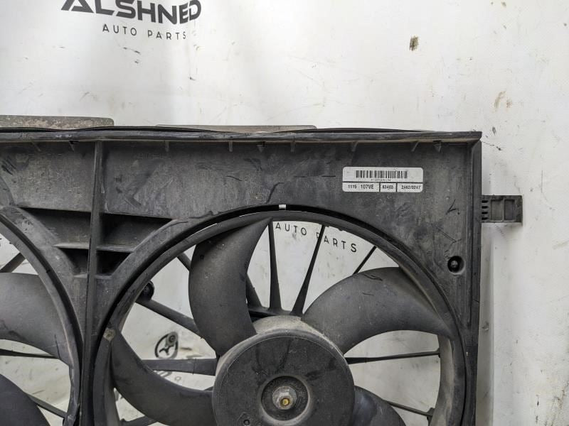 07-17 Jeep Patriot Compass 2.4L Dual Radiator Cooling Fan Motor Assy 68031872AA - Alshned Auto Parts