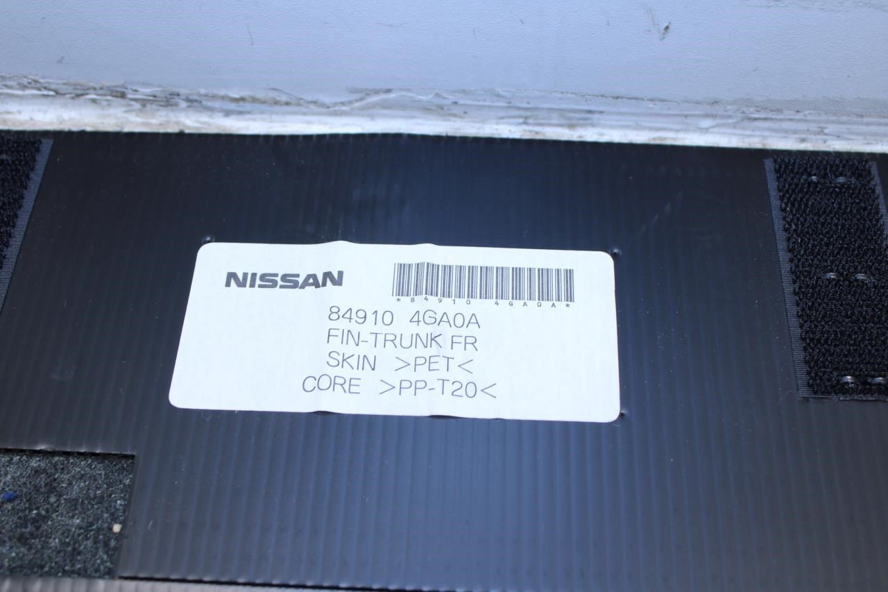 14-21 Infiniti Q50 Luxe Rear Trunk Partition Front Trim Panel 84910-4GA0A *ReaD* - Alshned Auto Parts
