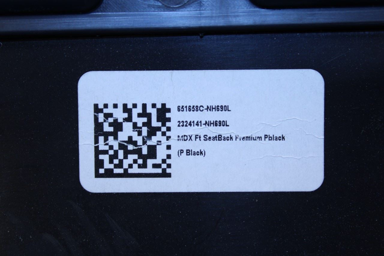 2014-20 Acura MDX Advance Front Driver Left Side Seat Back Panel 81129-TZ5-A61ZC - Alshned Auto Parts