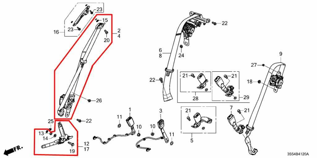 2023-25 Acura Integra A-Spec 1.5L Front Passenger Right Side Seat Belt Retractor - Alshned Auto Parts