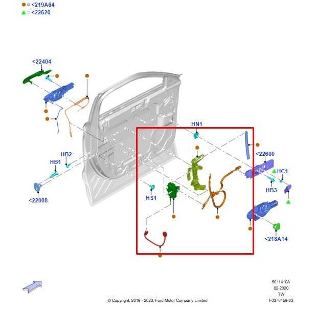 2020-2024 Ford Explorer Front right Door Lock Latch Actuator MB5Z-78219A64-B oem - Alshned Auto Parts