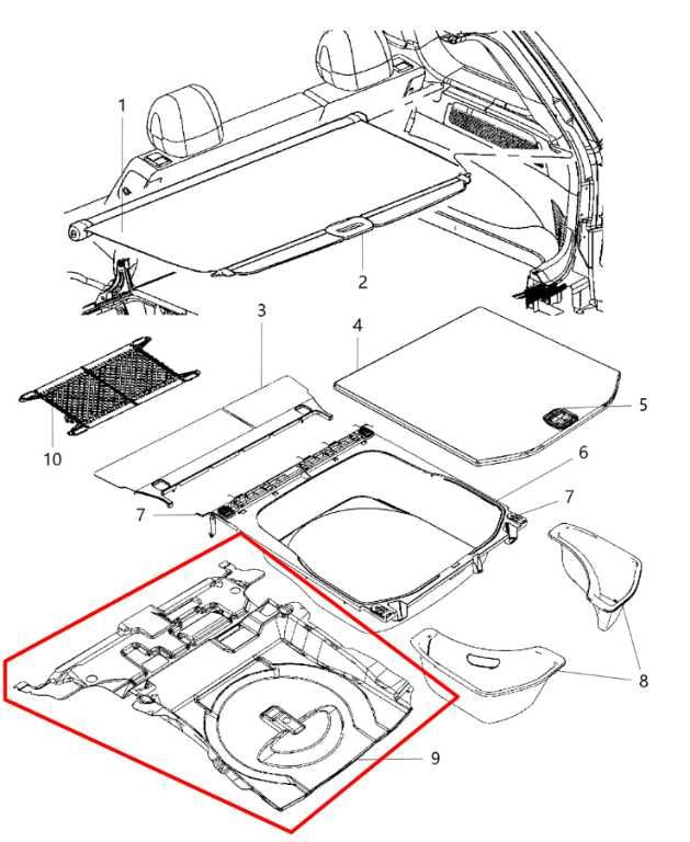 2011-19 Jeep Grand Cherokee 3.6L Rear Trunk Cargo Load Floor Carpet Liner *ReaD* - Alshned Auto Parts