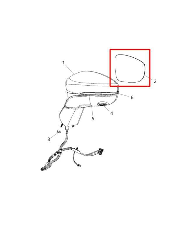 17-24 Chrysler Pacifica Limited 3.6L FWD Driver Left Side Rear View Mirror Glass - Alshned Auto Parts