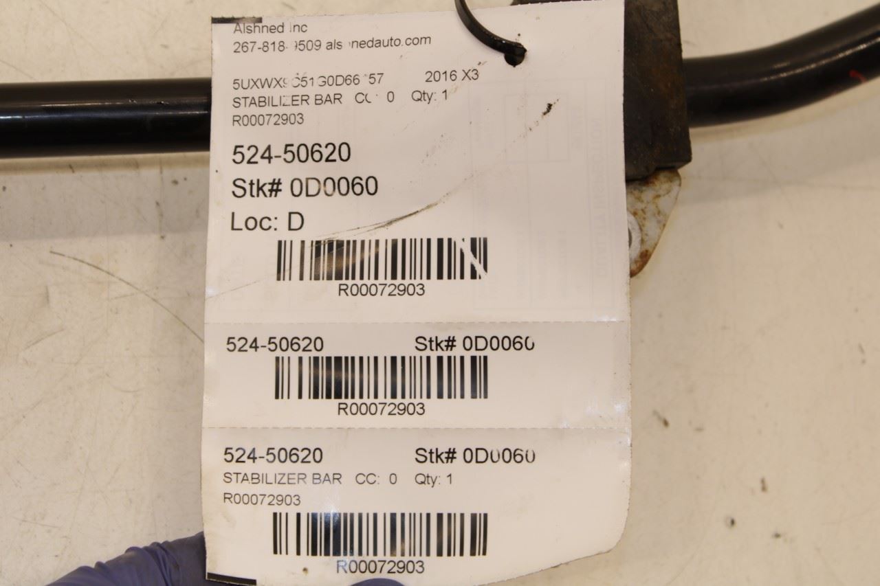 2011-2017 BMW X3 xDrive28i 2L AWD Rear Stabilizer Sway Anti-Roll Bar 33556787218 - Alshned Auto Parts
