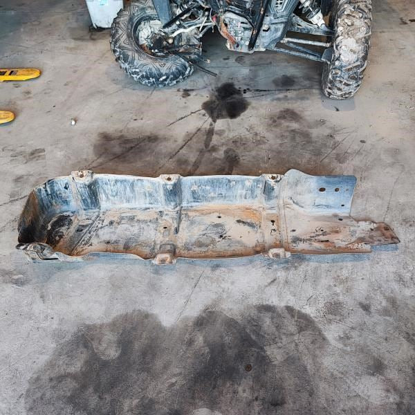 2007-2017 Jeep Wrangler 4 Door Fuel Tank Skid Plate 52059747AG OEM *ReaD* - Alshned Auto Parts