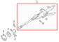2019-2023 Nissan Altima SL 2.5L FWD Steering Column Assembly 48805-6CA1C OEM - Alshned Auto Parts