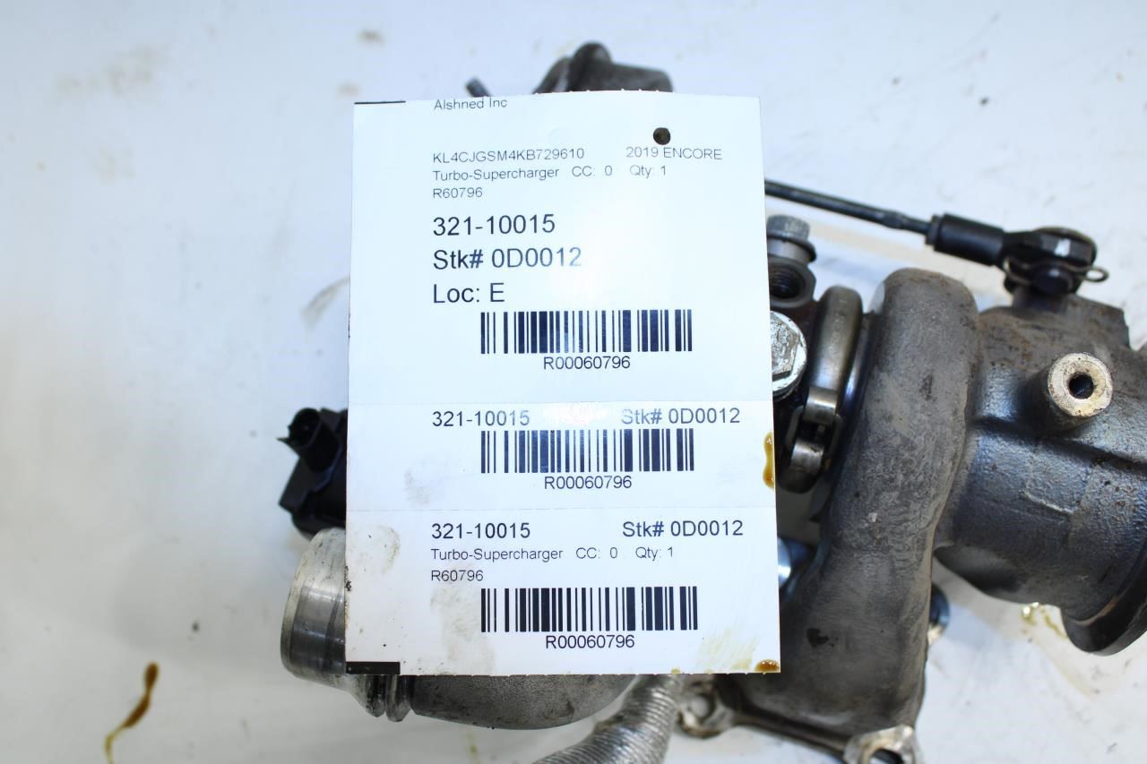 2016-2019 Buick Encore 1.4L Engine Motor Turbocharger 50K 25206071 OEM - Alshned Auto Parts