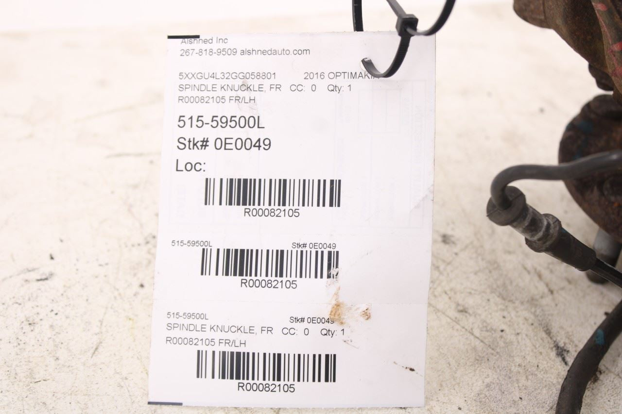 16-20 Kia Optima EX 2.4L FWD Front Left Side Spindle Knuckle Hub 51715C1000 OEM9
