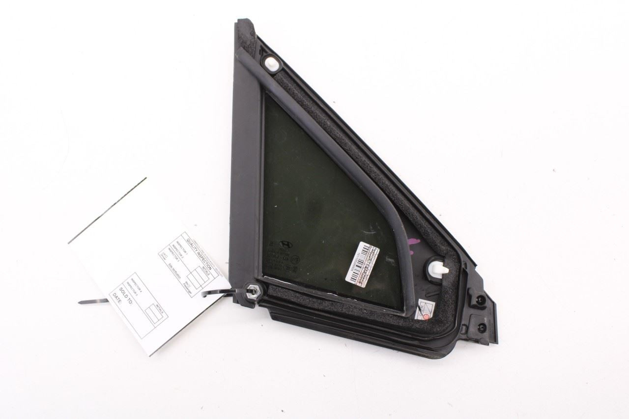 19-23 Hyundai Santa Fe SEL Front Left Side Door Quarter Vent Window Fixed Glass - Alshned Auto Parts