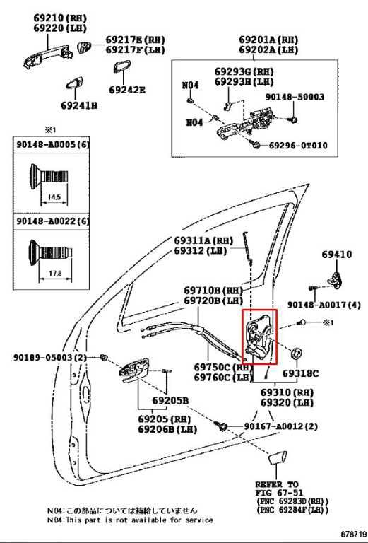 2015-2023 Toyota Tacoma SR5 Front Right Passenger Side Door Lock Latch Actuator1