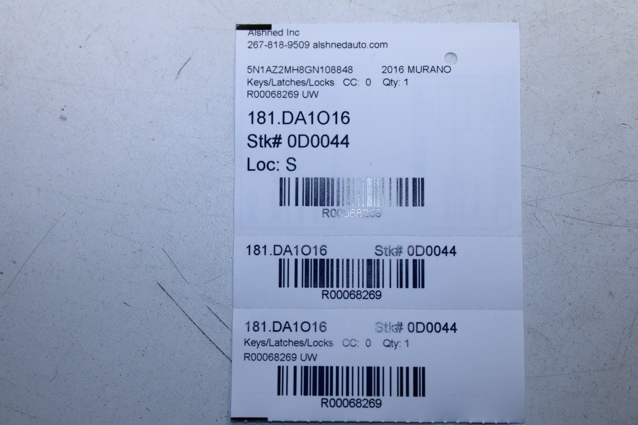 15-19 Nissan Murano Platinum 3.5L Smart Key Keyless Remote Entry Fob Transmitter - Alshned Auto Parts