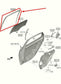 2020-2022 Hyundai Sonata SE Rear Left Door Window Run Channel 83530-L0000 OEM - Alshned Auto Parts