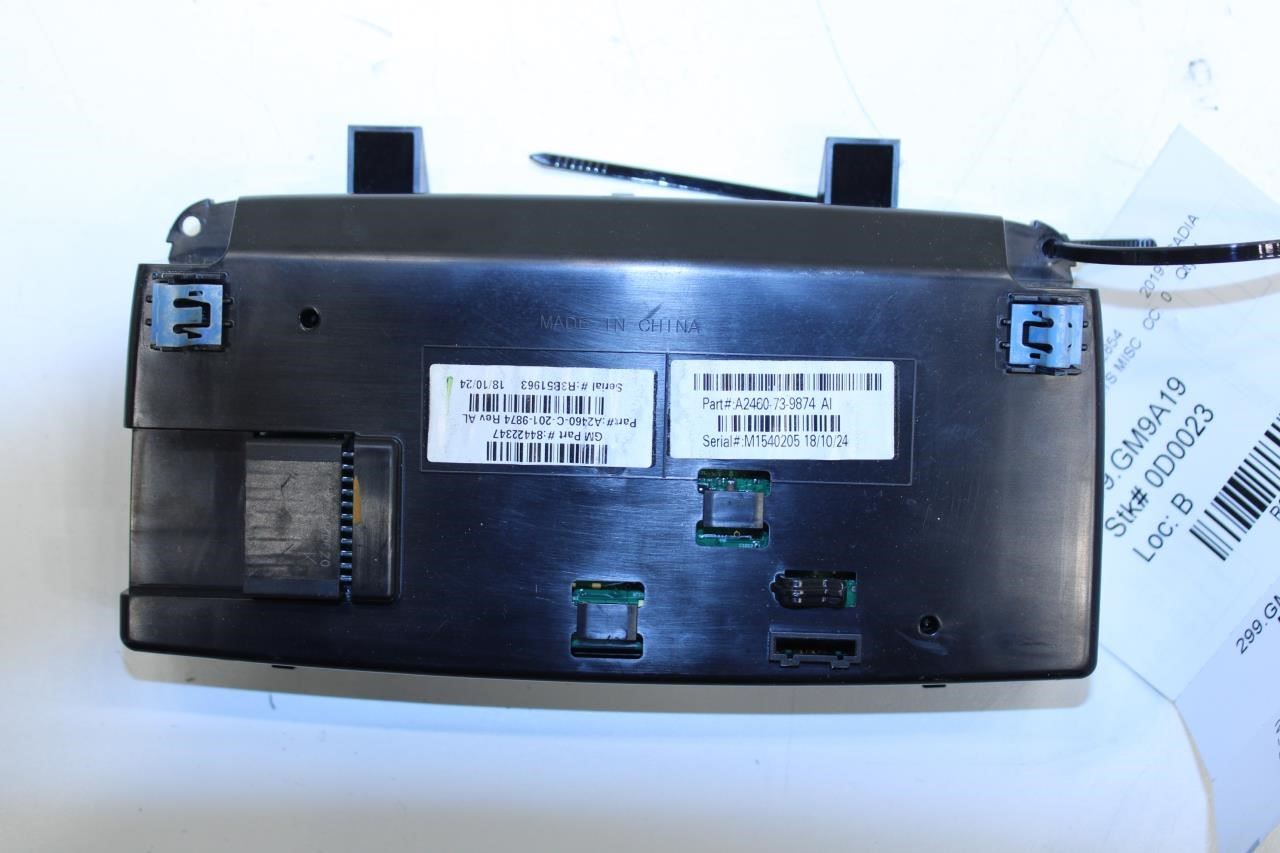 2017-2021 GMC Acadia SLT-1 Roof Overhead Console Dome Light Lamp 84868432 OEM - Alshned Auto Parts