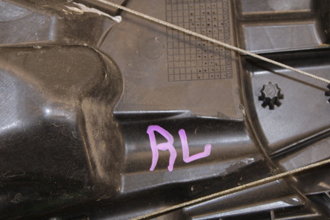 11-18 Porsche Cayenne Platinum Rear Left Door Window Regulator w/ Carrier Plate - Alshned Auto Parts