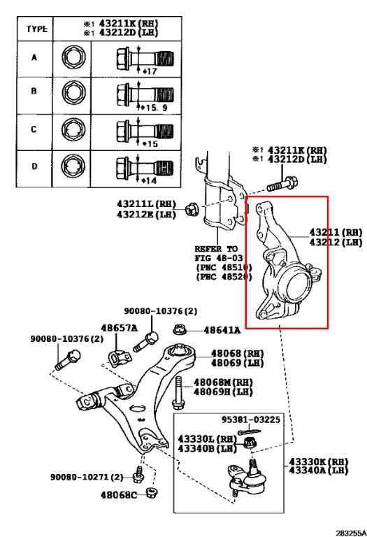 03-17 Toyota Camry LE Front Right Passenger Side Spindle Knuckle Hub 43211-AA010 - Alshned Auto Parts