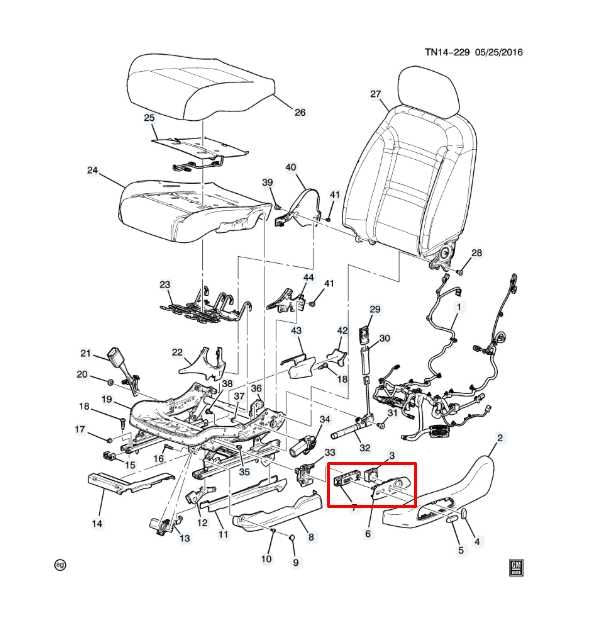 2017-2023 GMC Acadia SLT-1 Front Left Seat Adjuster Switch w/ Trim 84445926 OEM - Alshned Auto Parts