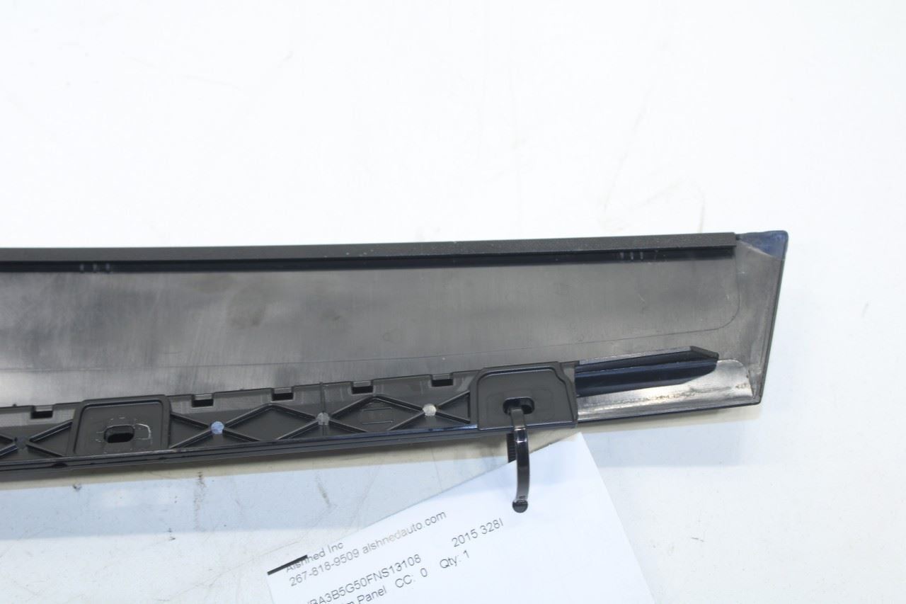 13-16 BMW 328I xDrive SULEV Front LH Door B-Pillar Applique Molding 51337263383 - Alshned Auto Parts