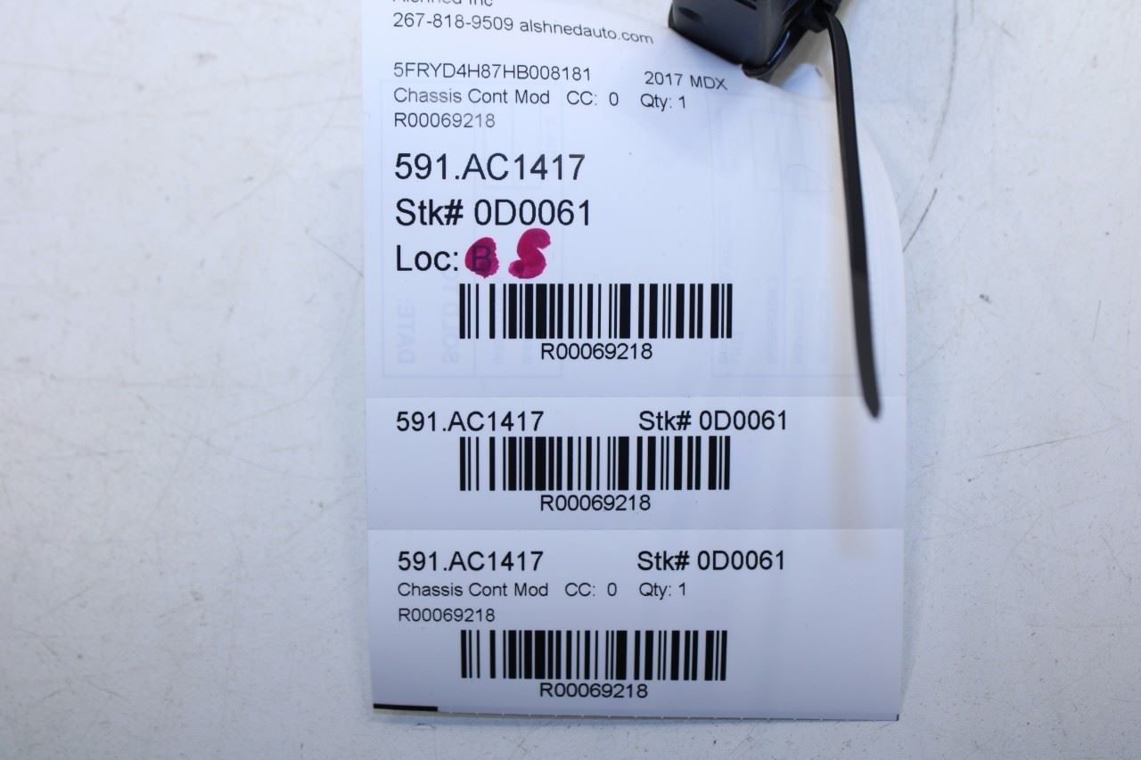 2017-2020 Acura MDX Advance Parking Assist Sonar Control Module 39670-TZ5-A110 - Alshned Auto Parts