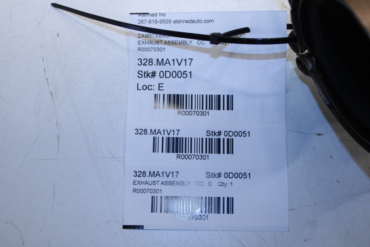 2014-2020 Maserati Ghibli 3.0L RWD Right Side Exhaust System Pipe 670009090 OEM - Alshned Auto Parts