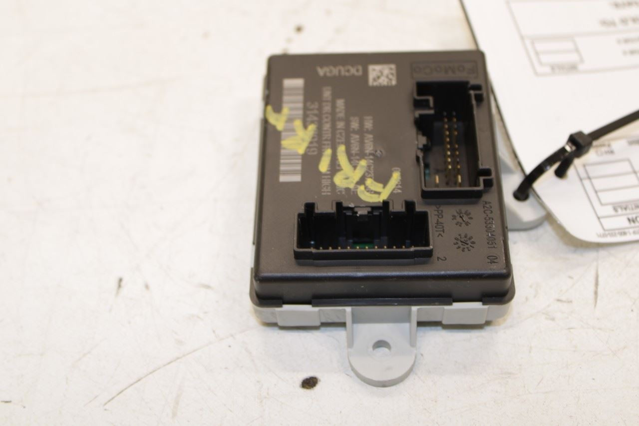 2015-2016 Volvo S60 T5 Premier Front Right Side Door Control Module 31433919 OEM - Alshned Auto Parts