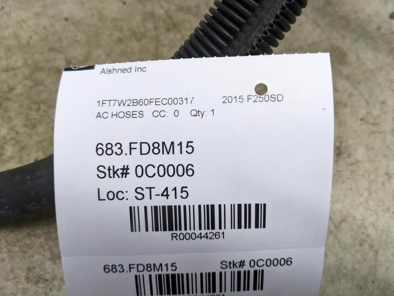 2013-2016 Ford F250SD AC Discharge Line Hose & Tube BC3Z-19972-C OEM